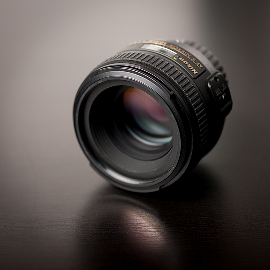 Nikkor 50 mm/1.4G – front view.