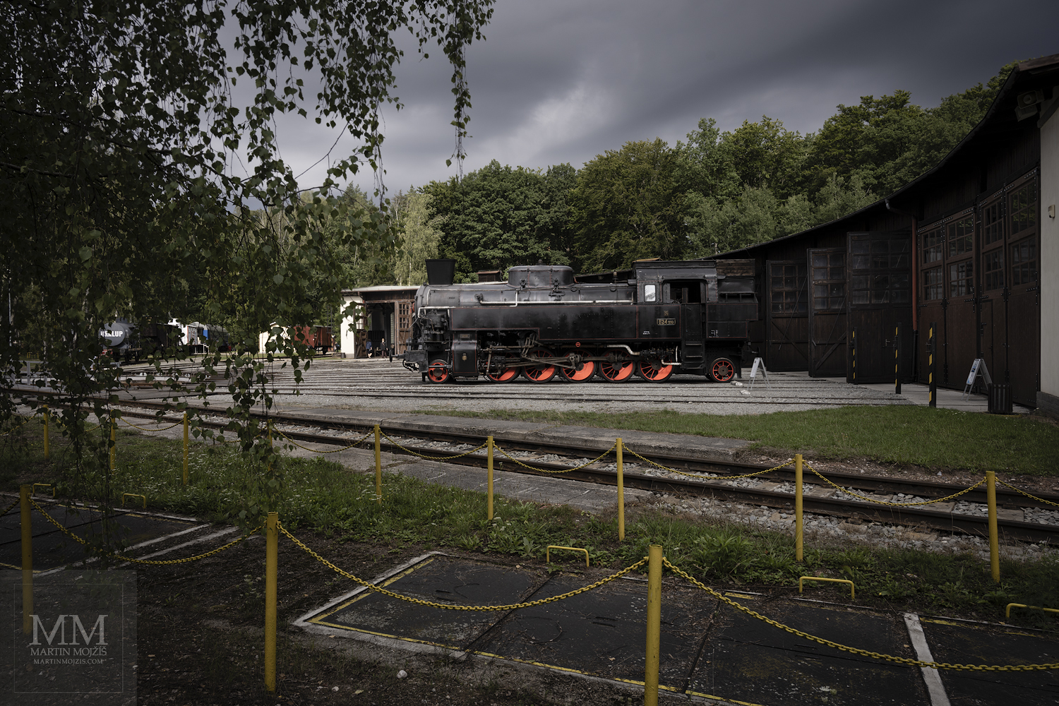 Steam locomotive 524.1110.