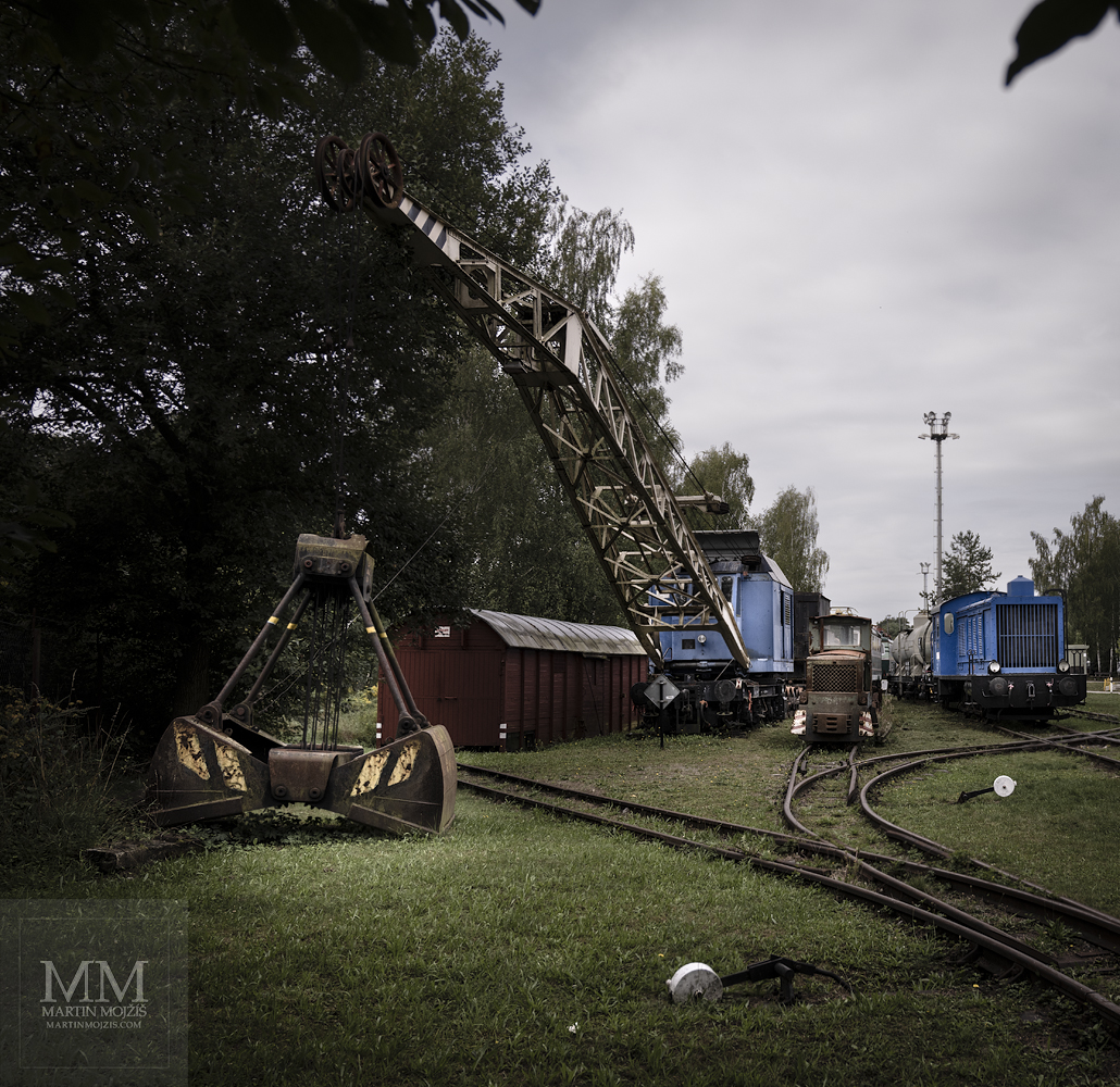 Železniční nakladač VEB Schwermaschinenbau S. M. Kirow v Lipsku, NDR.