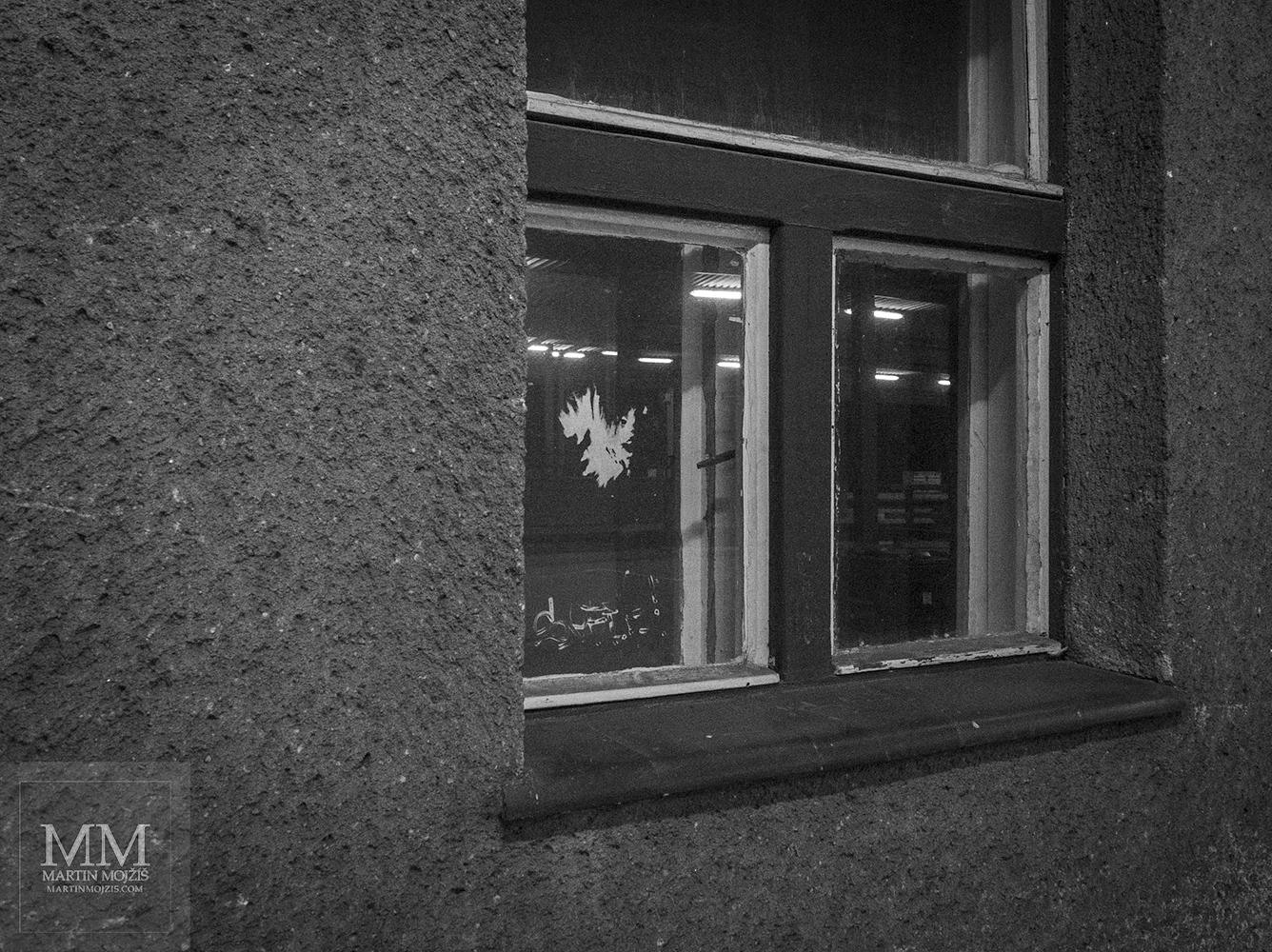 A small window. Zdice railway station.