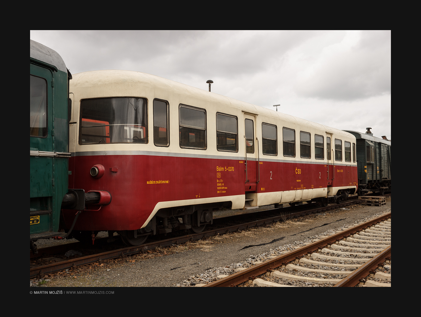 Czech passenger wagon Balm, CSD.