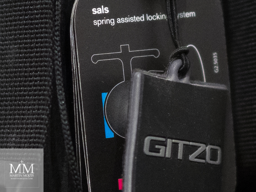 Close up of Gitzo tags. Photograph created with the Olympus M. Zuiko digital ED 25 mm 1:1.2 Pro.
