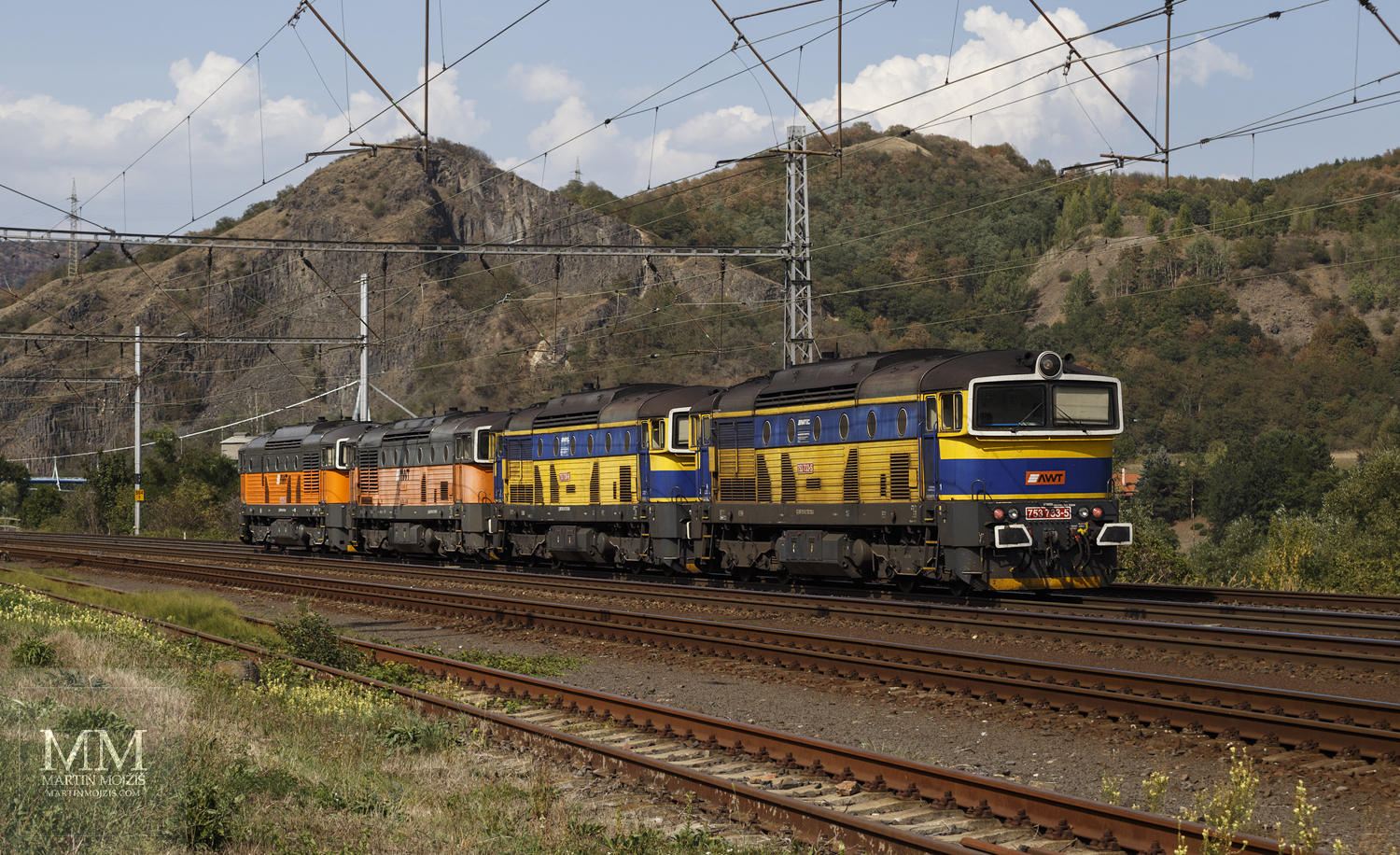 Locomotive train – four Brejlovec AWT.
