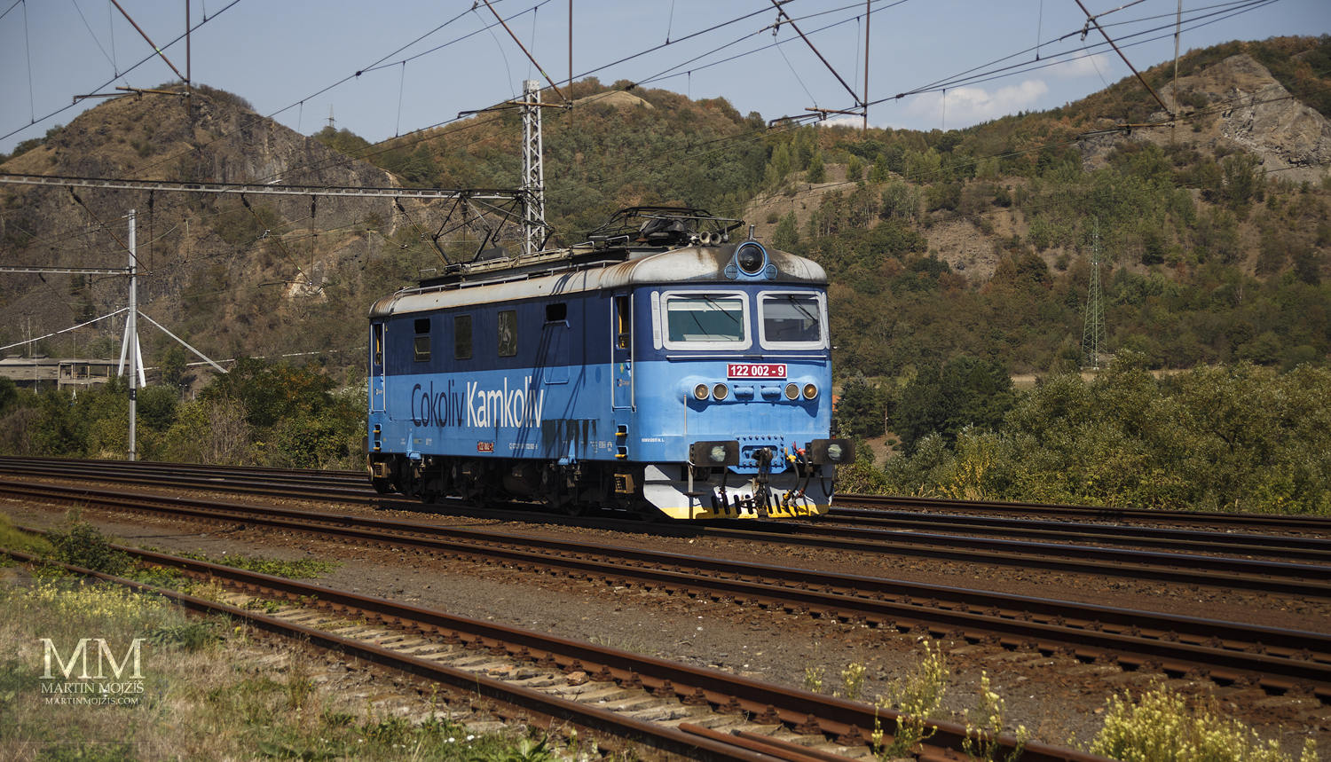 Elektrická lokomotiva 122 002-9 České dráhy Cargo.