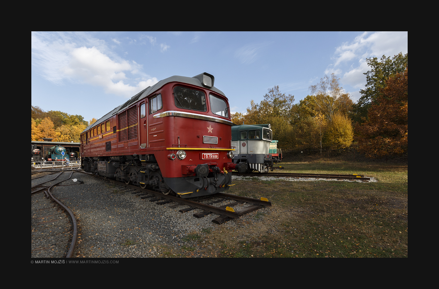 Motorová lokomotiva T 679.1600 zvaná Sergej.