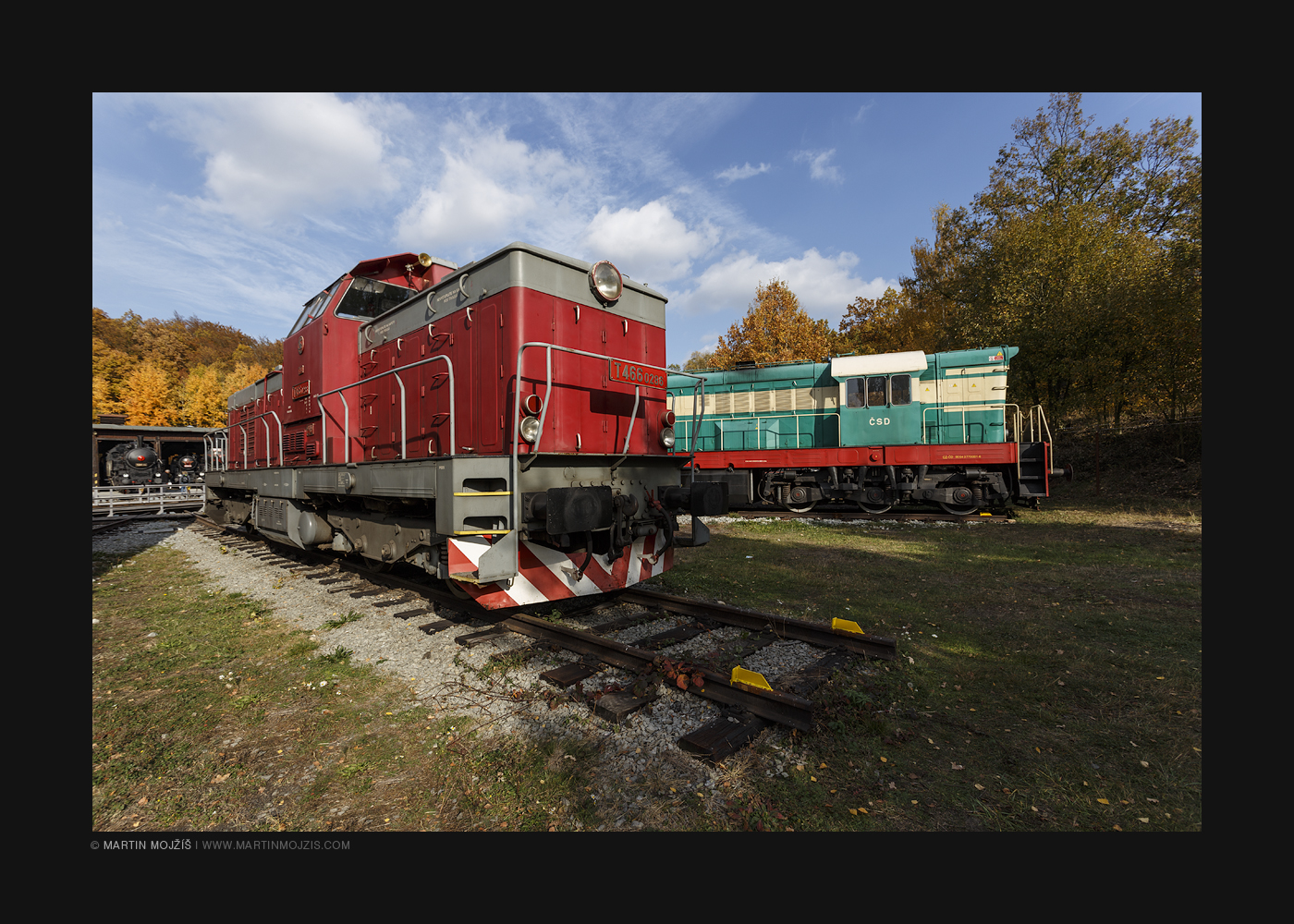 Diesel locomotive T 466.0286.