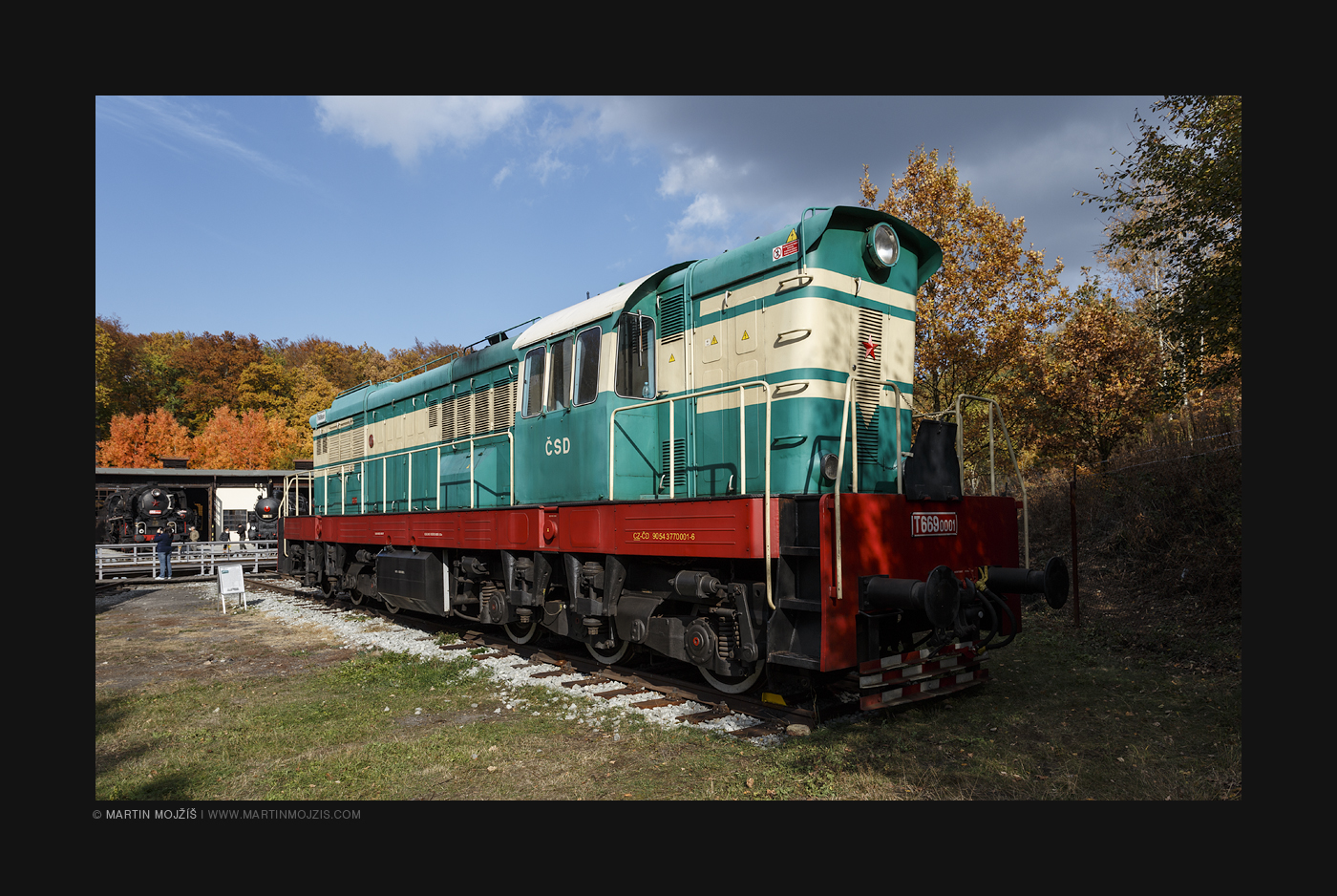 The locomotive T 669.0001.
