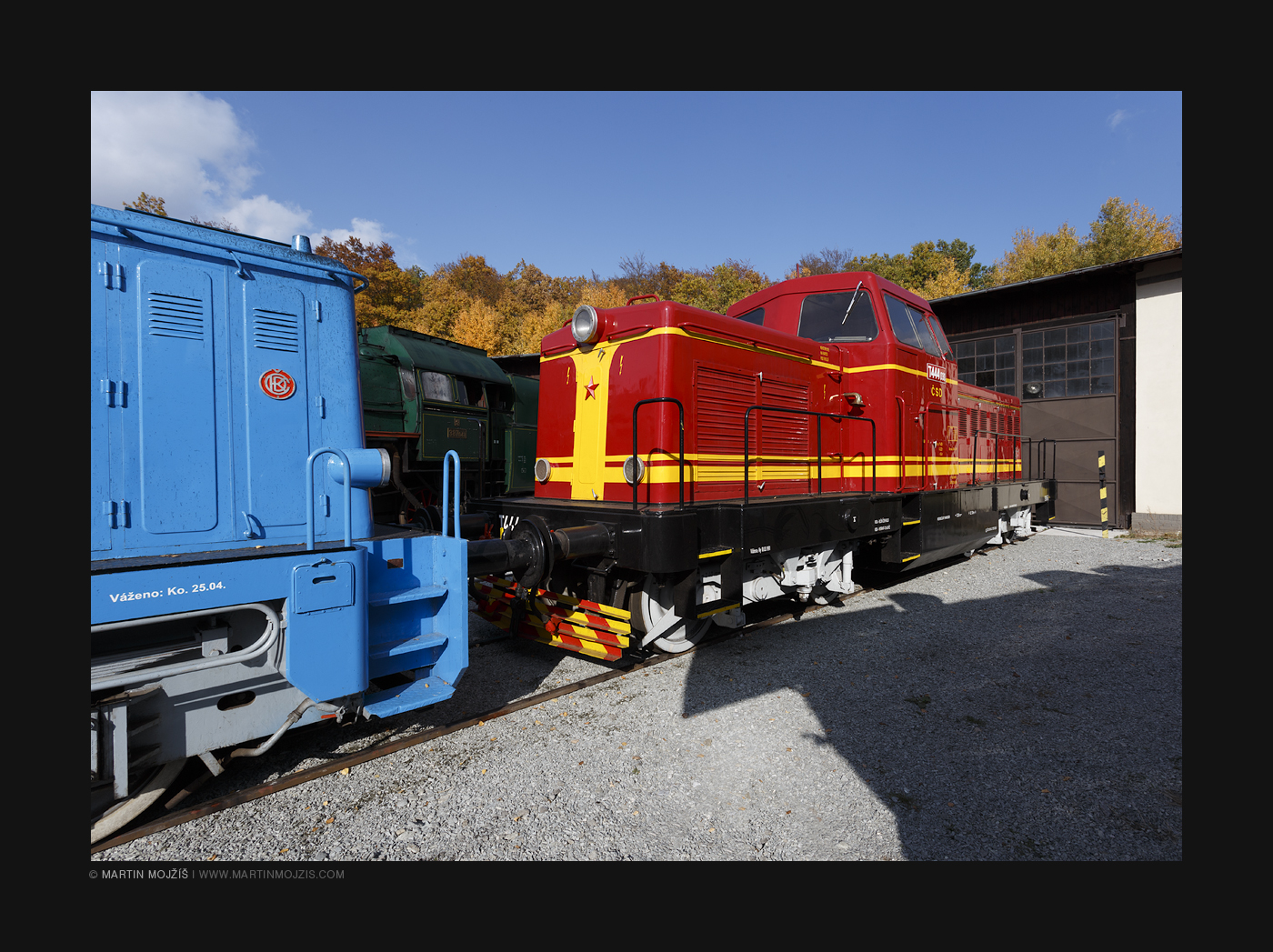 The diesel locomotive T 444.030 Karkulka.