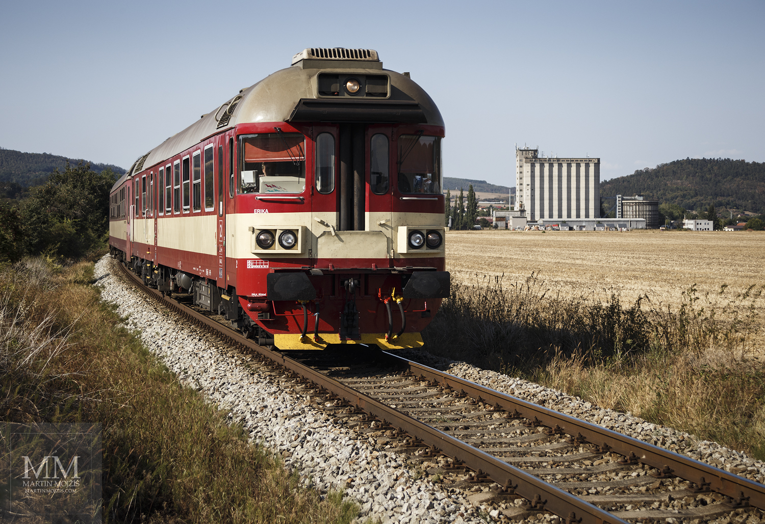 Large format, fine art photograph of passenger train. Martin Mojzis.