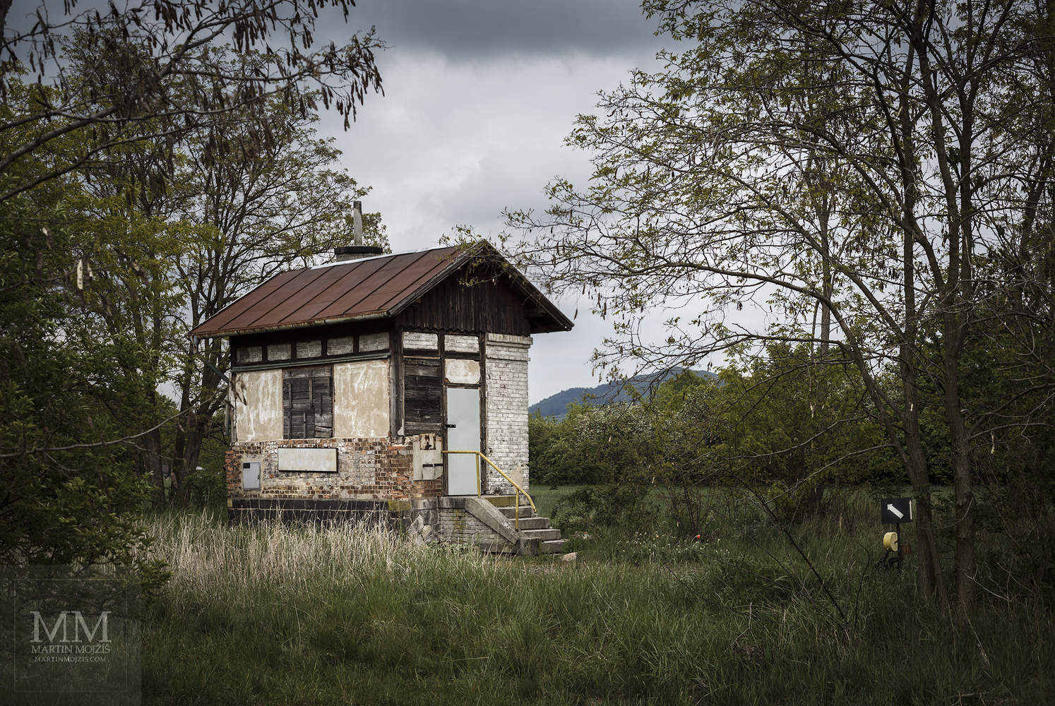Fine Art photograph of the old small railway house. Martin Mojzis.