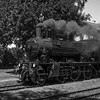 Back and white fine-art photograph of steam locomotive. Martin Mojzis.
